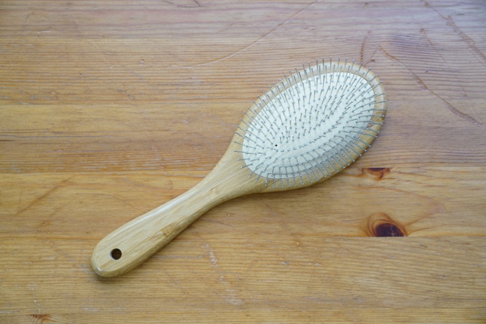 78. Wood Hair Brush (metal bristles)